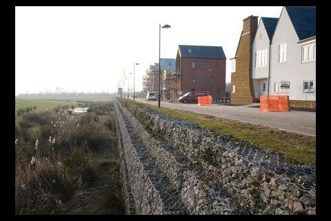 The drainage system that runs through Upton is one of its key features